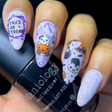 Friendly Ghosts (M311) - Nail Stamping Plate