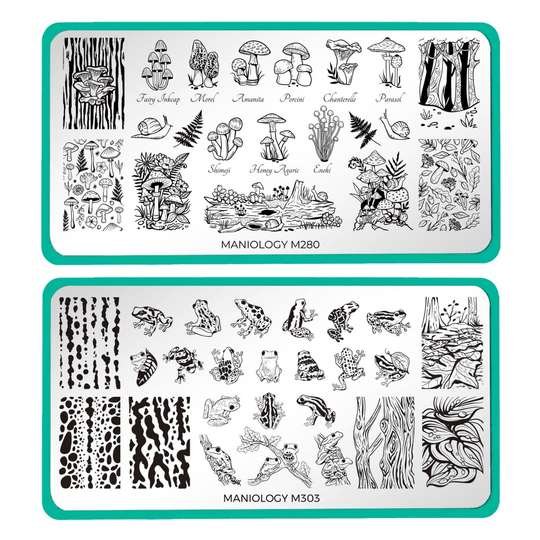 Maniology Mod: Set of 2 Nail Stamping Plates