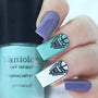 Frosty (B306) - Icy Teal Blue Stamping Polish