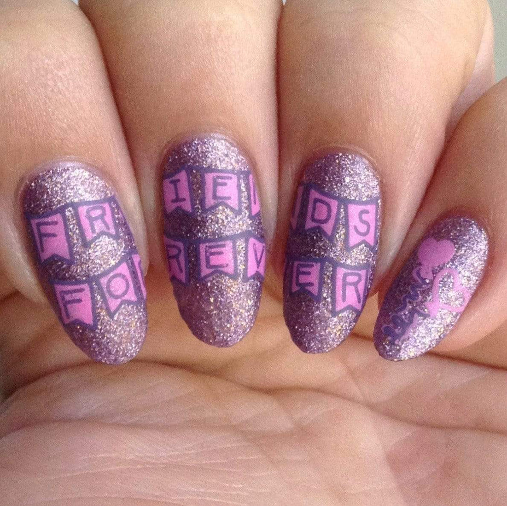 Galentine's Day Occasions: Better Together (m182) - Nail Stamping Plate