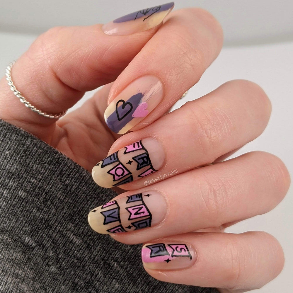 Galentine's Day Occasions: Better Together (m182) - Nail Stamping Plate