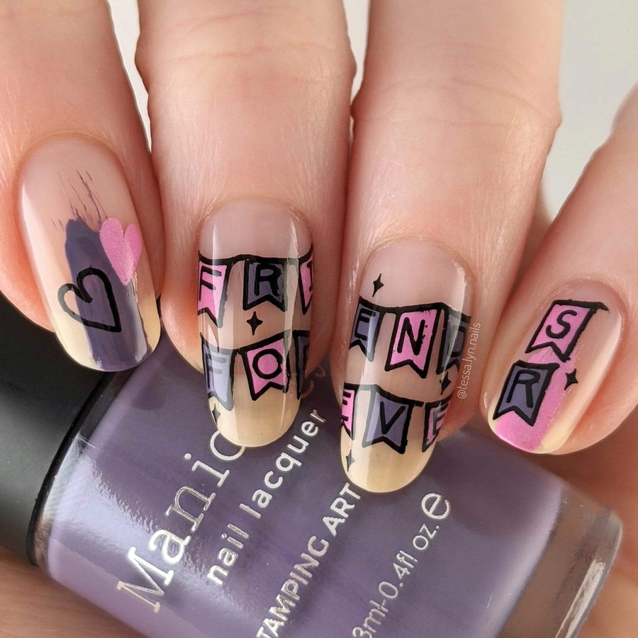 Galentine's Day Occasions: Better Together (m182) - Nail Stamping Plate