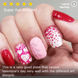 Galentine's Day Occasions: BFF (m117) - Nail Stamping Plate