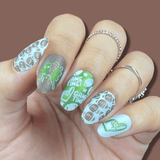 Game On: Set of 4 Nail Stamping Plates