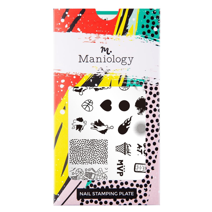 Game On: Slam Dunk (M310) - Nail Stamping Plate