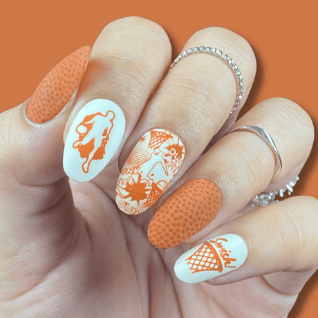 Game On: Slam Dunk (M310) - Nail Stamping Plate