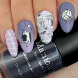 Game On: Spike It (M308) - Nail Stamping Plate