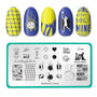 Game On: Spike It (M308) - Nail Stamping Plate