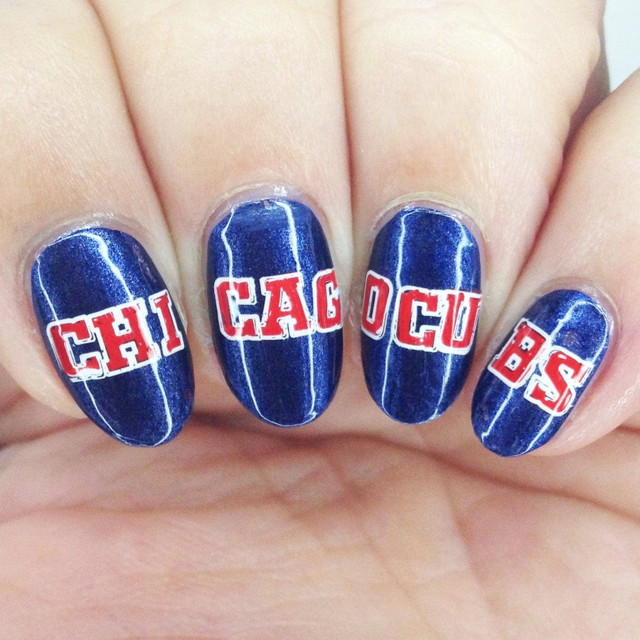 Buffalo Bills Football Nail Art Ideas & Designs