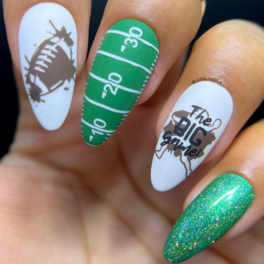Game On: Touchdown (M309) - Nail Stamping Plate