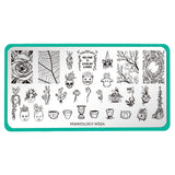 Ghoulish Garden (M324) - Nail Stamping Plate