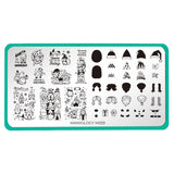 Gnome Alone (M339) - Nail Stamping Plate