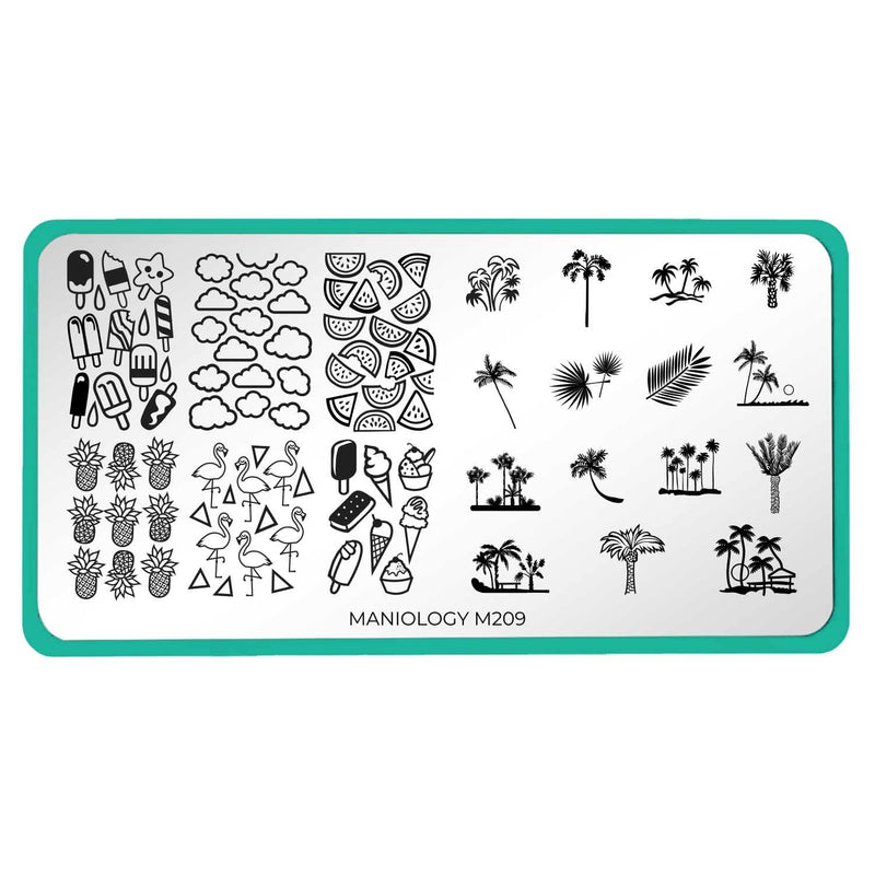 Summers Bounty/Palms Galore Hangloose Plate