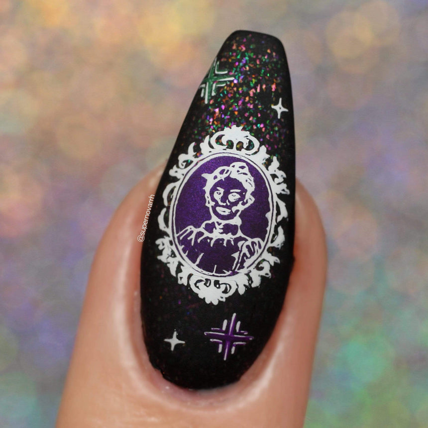 Haunted House (m242) - Nail Stamping Plate