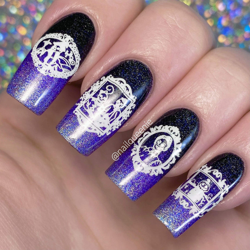 Haunted House (m242) - Nail Stamping Plate