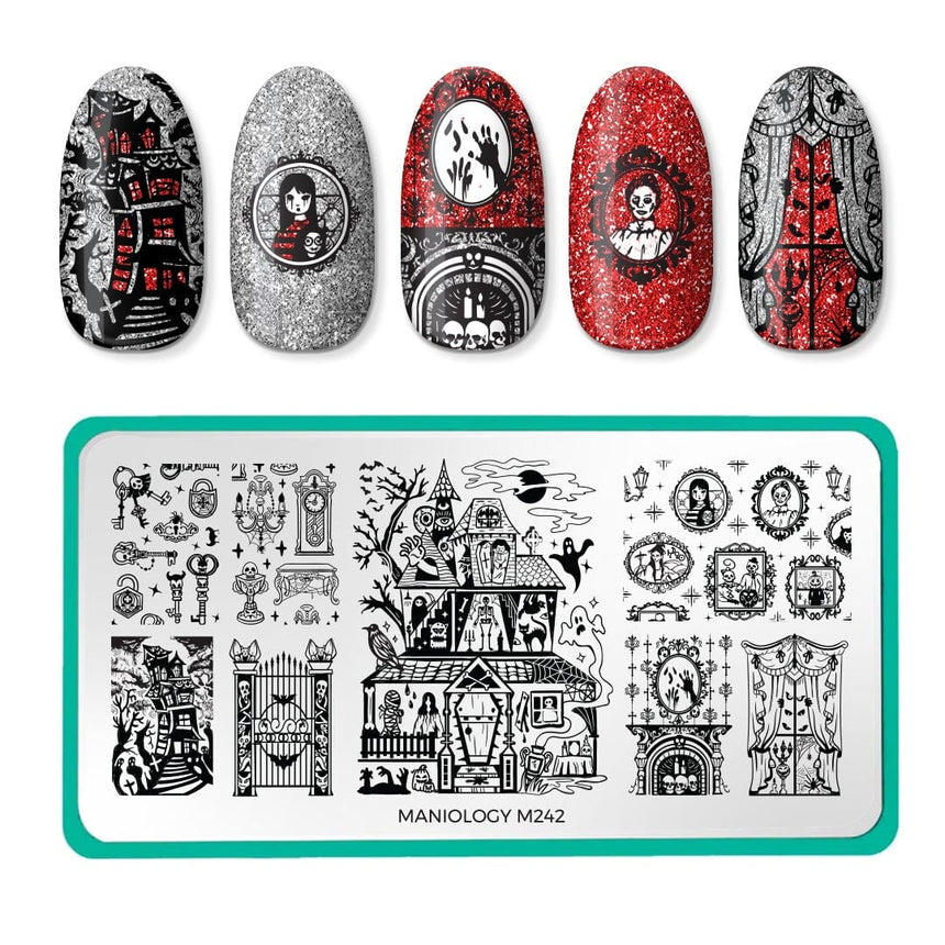 Haunted House (m242) - Nail Stamping Plate