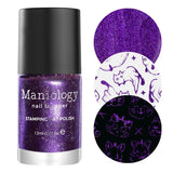 Casting Spells: Hex (B446) - Purple Holo-Sanded Stamping Polish