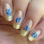 A manicured hand made with Chill Out (B264) stamping polish