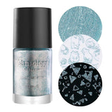 Holiday Party Collection: Chill Out (B264) - Baby Blue Metallic Stamping Polish