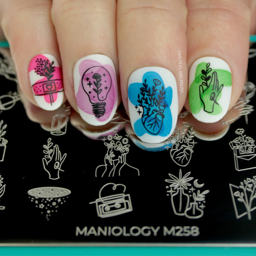 Imaginary Lines (m258) - Nail Stamping Plate