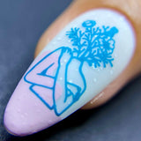 Imaginary Lines (m258) - Nail Stamping Plate