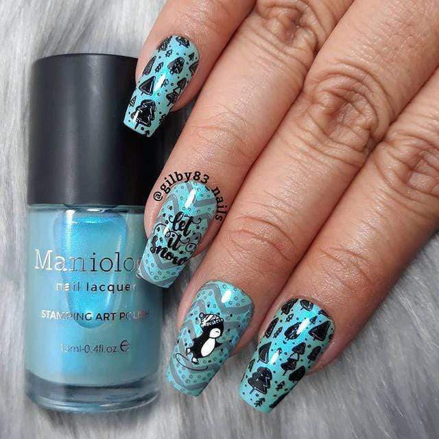 Koi Pond Lunar New Year Nail Stamping Plate | Maniology