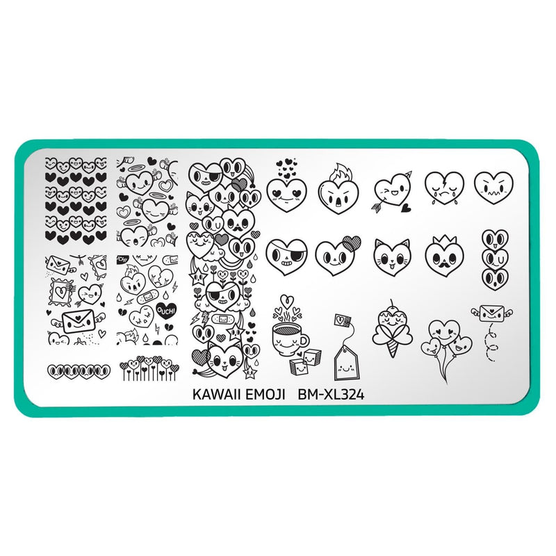 Kawaii Character Nail Stamping Plate QL109