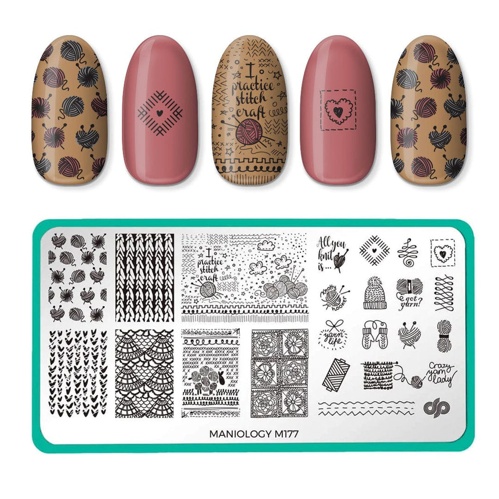 Knotty By Nature Nail Stamping Plate | Maniology