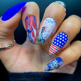 Land of the Free (M317) - Nail Stamping Plate
