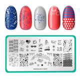 Land of the Free (M317) - Nail Stamping Plate