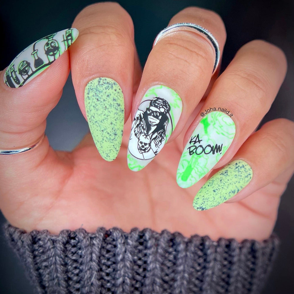 Mad Scientist (M331) - Nail Stamping Plate