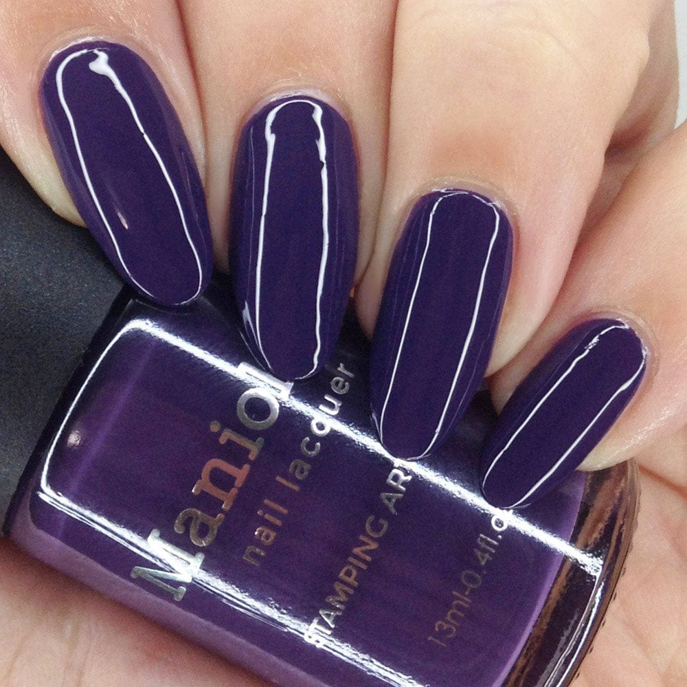 Best nail art design of the week / MÉLÒDÝ JACÒB | Purple acrylic nails, Purple  nails, Dark purple nails