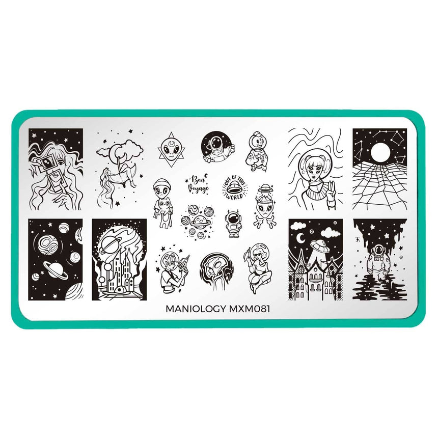 Planetary Xplorer: Starstruck Mission (MXM081) - Nail Stamping Plate