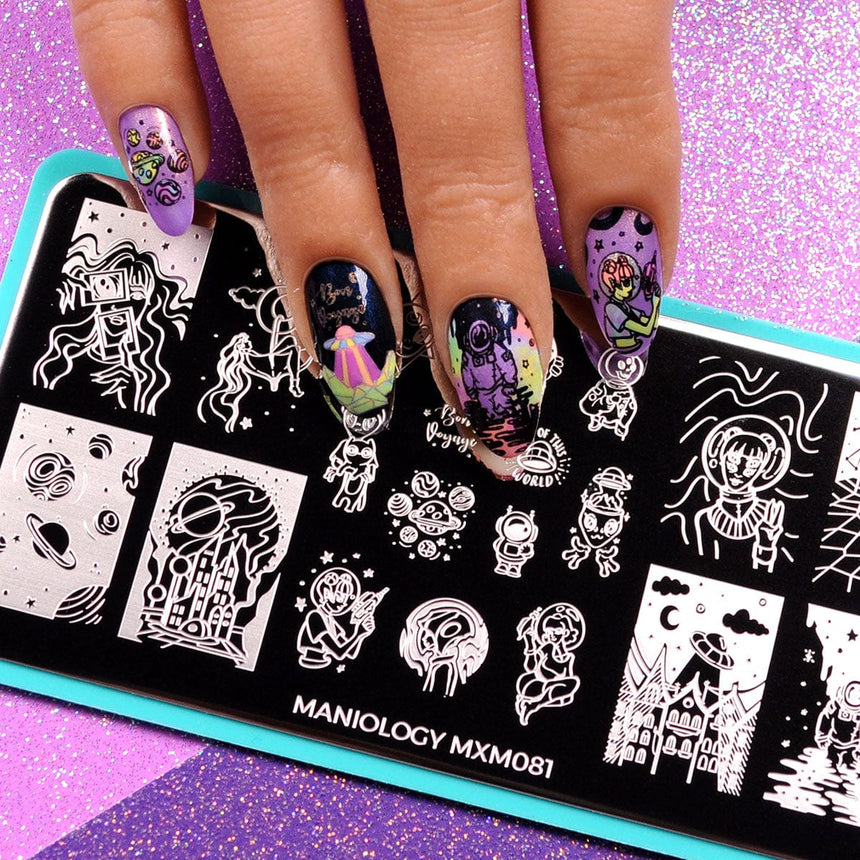 Planetary Xplorer: Starstruck Mission (MXM081) - Nail Stamping Plate