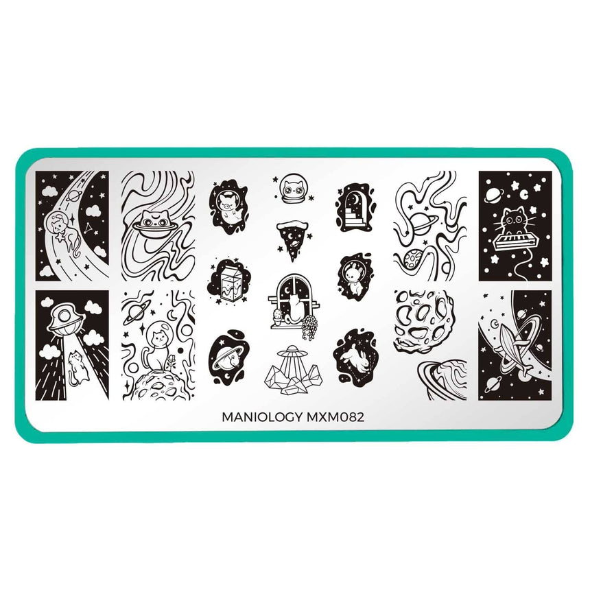 Planetary Xplorer: Meow-terverse (MXM082) - Nail Stamping Plate