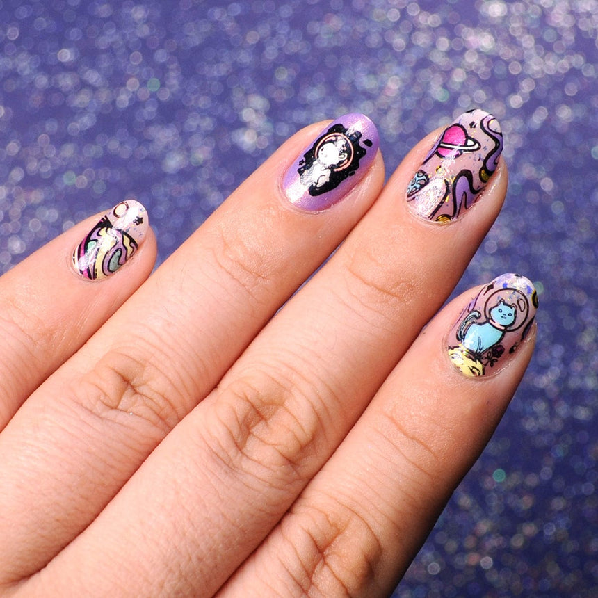 Planetary Xplorer: Meow-terverse (MXM082) - Nail Stamping Plate