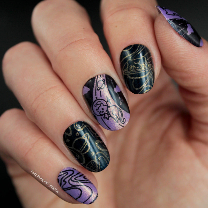 Planetary Xplorer: Meow-terverse (MXM082) - Nail Stamping Plate