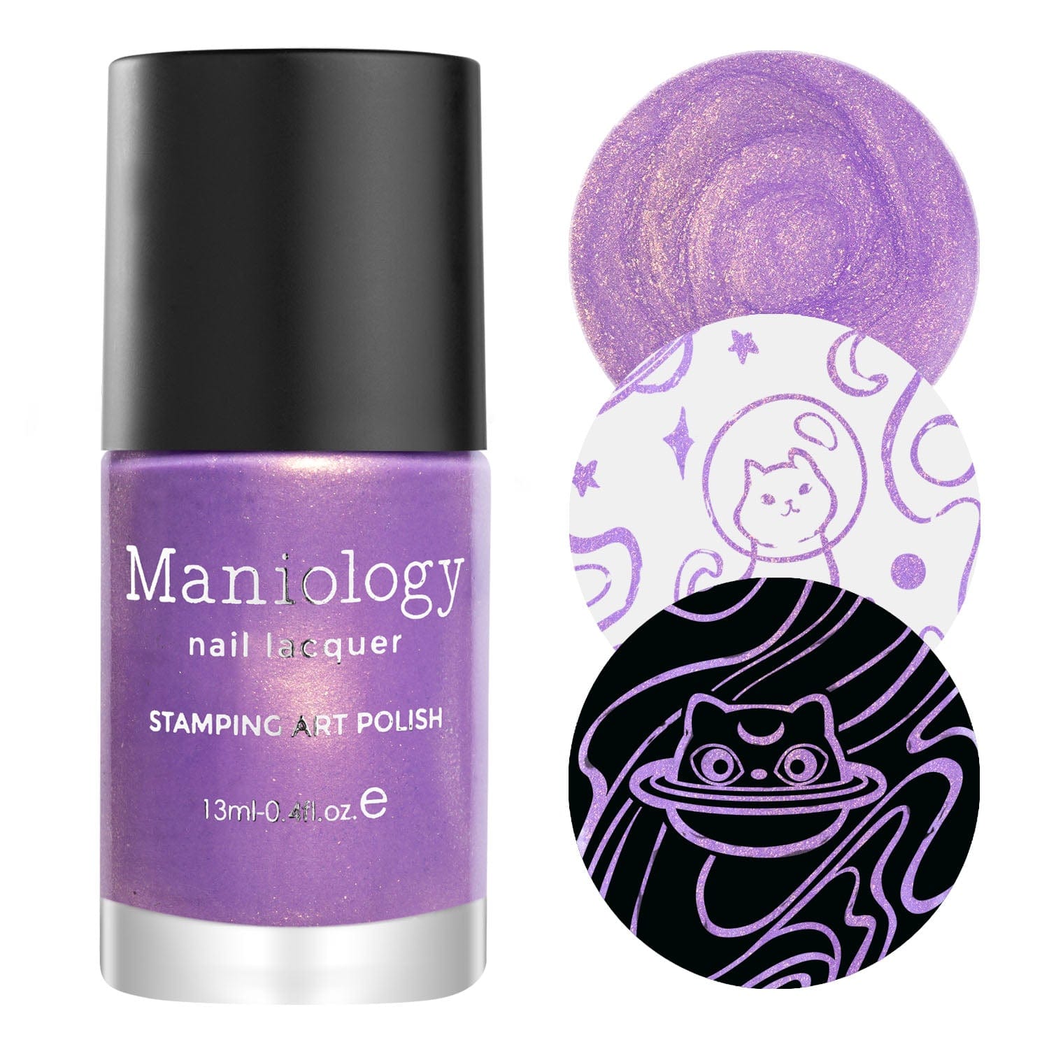 Stellar Duochrome Purple Stamping Polish | Maniology