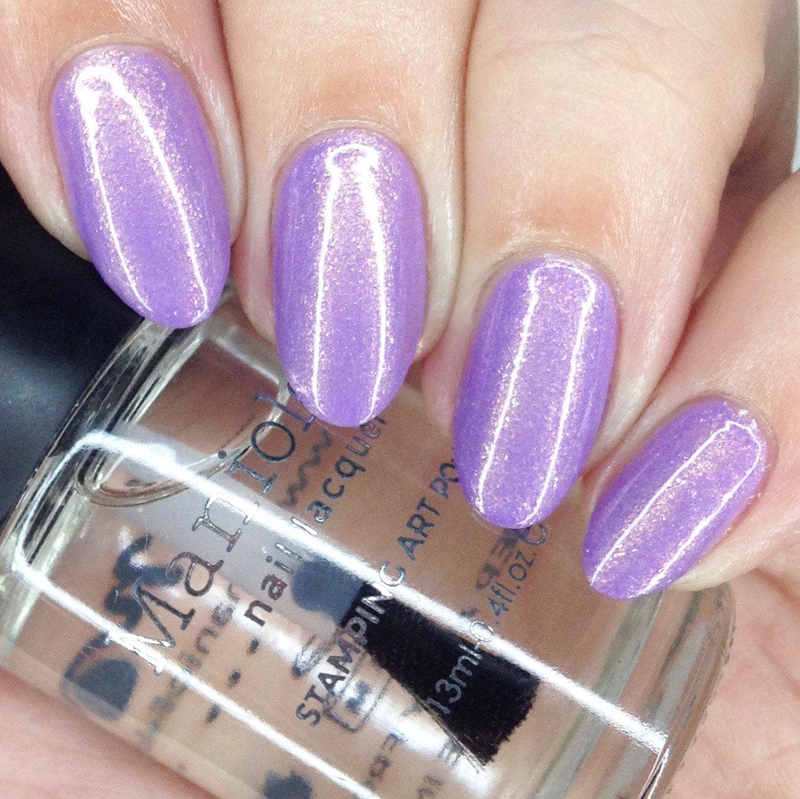 Stellar Duochrome Purple Stamping Polish | Maniology