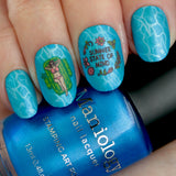 Pool Party: Lap Life (MXM079) - Nail Stamping Plate
