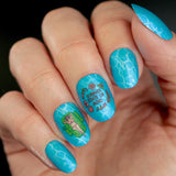 Pool Party: Lap Life (MXM079) - Nail Stamping Plate