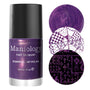 Maniology stamping polish in duochrome purple - Gloom (B404)