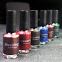 Moods: 6-Piece Scattered Holographic Shimmer Nail Polish Set