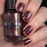 Moods: Flirty (P101) - Purple Scattered Holographic Shimmer Nail Polish