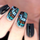 Mystic Woods: Leafy Feathers/Butterfly Wings (m127) - Nail Stamping Plate