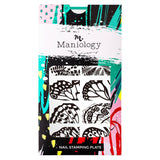 Mystic Woods: Leafy Feathers/Butterfly Wings (m127) - Nail Stamping Plate