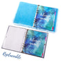 Nail Stamping Plate Organizer Binder Refill Set with 10 insert pages and 6 dividers for any A5 6-ring binder.