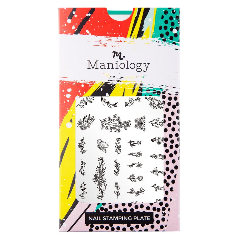  Maniology New Growth (M282) Nail Stamping Plate