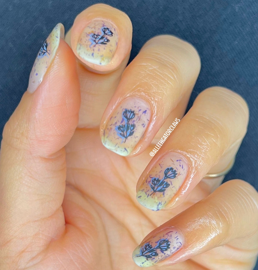 New Growth (m282) - Nail Stamping Plate