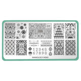 New Year: Art Deco (m260) - Nail Stamping Plate